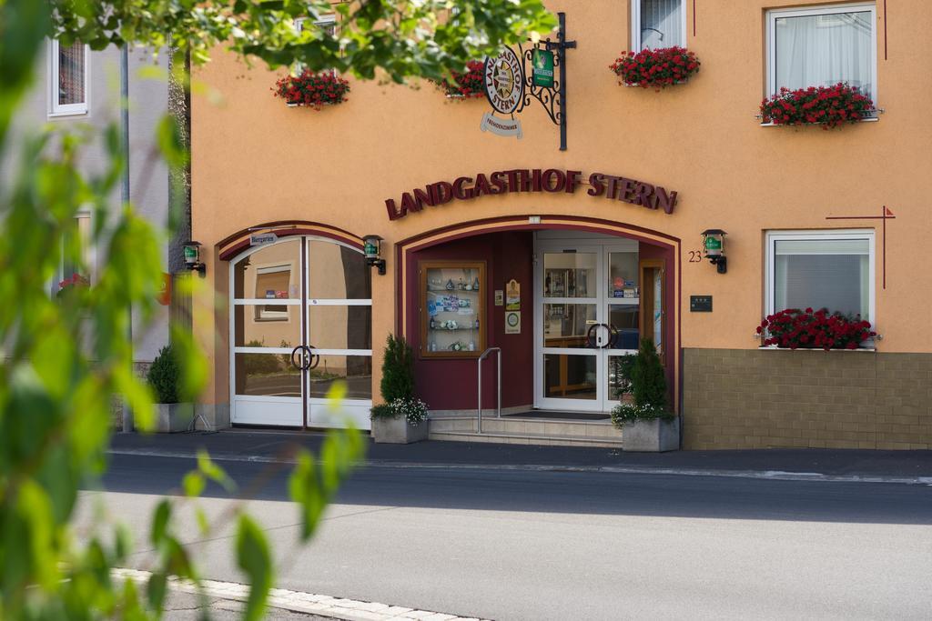 Landgasthof Zum Stern Hammelburg Esterno foto
